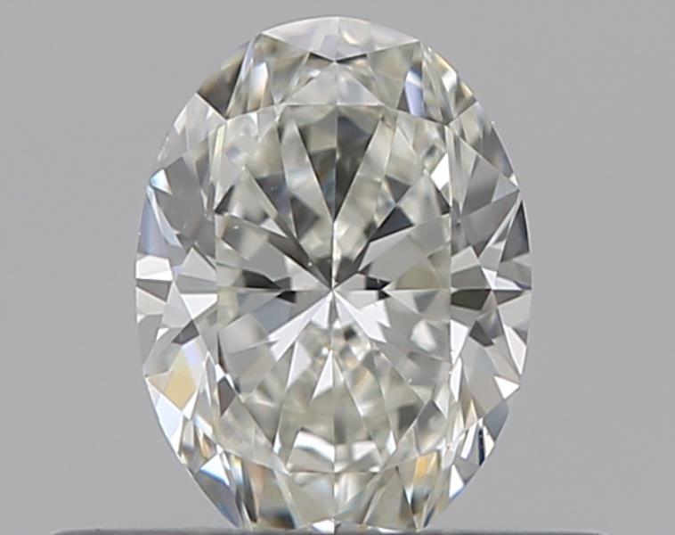 0.3 Carat Oval Natural Diamond with  Cut Diamond in 14KT  view 1
