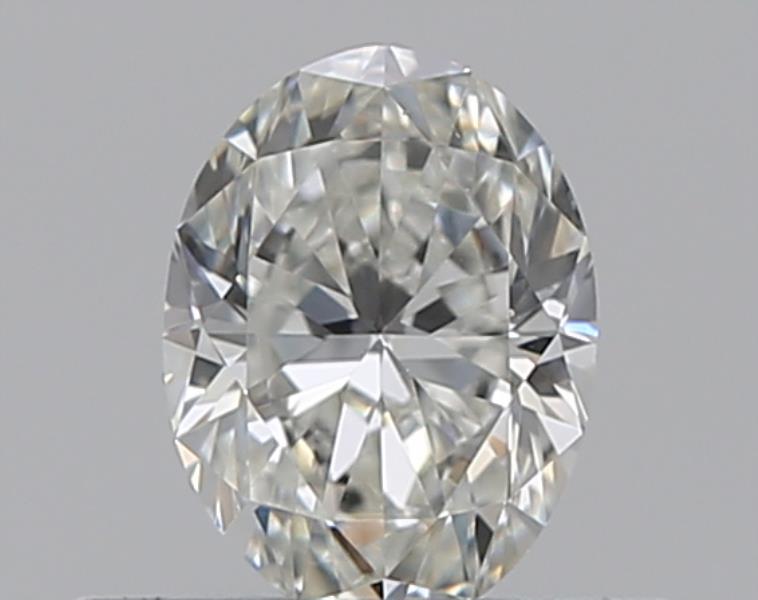 0.3 Carat Oval Natural Diamond with  Cut Diamond in 14KT  view 1
