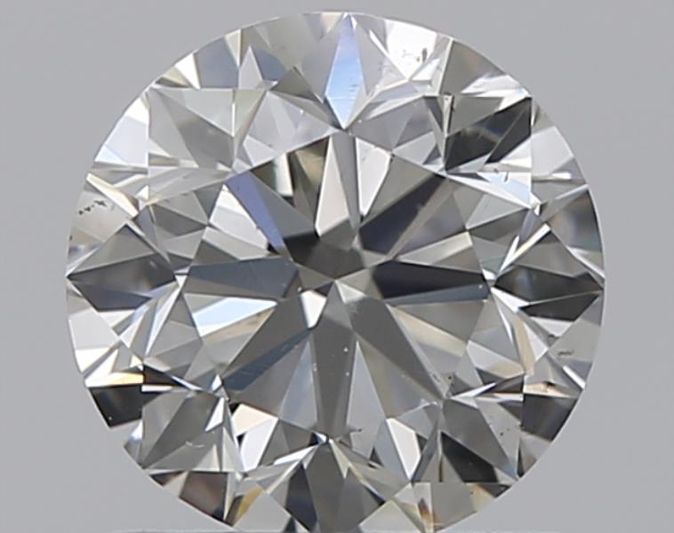 0.9 Carat Round Natural Diamond with  Cut Diamond in 14KT  view 1
