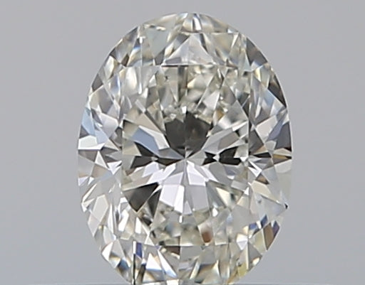 0.3 Carat Oval Natural Diamond with  Cut Diamond in 14KT  view 1
