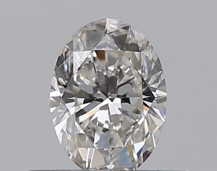 0.3 Carat Oval Natural Diamond with  Cut Diamond in 14KT  view 1
