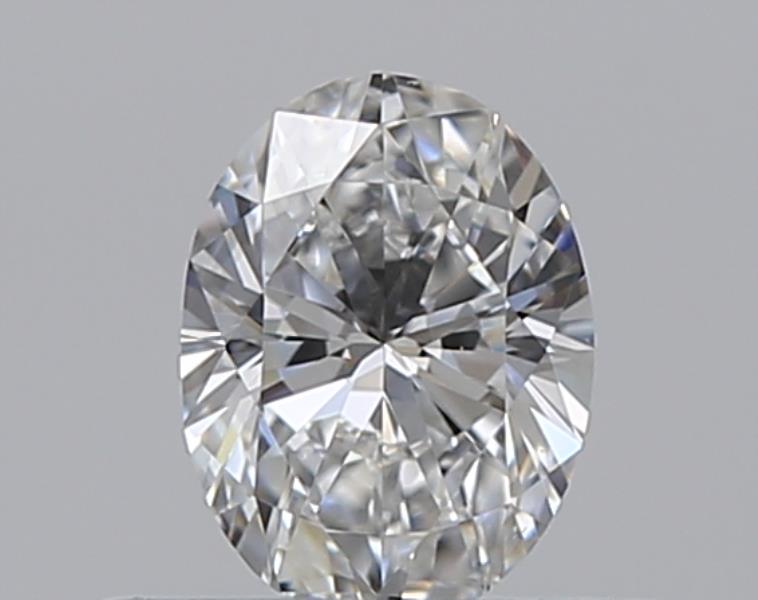 0.3 Carat Oval Natural Diamond with  Cut Diamond in 14KT  view 1
