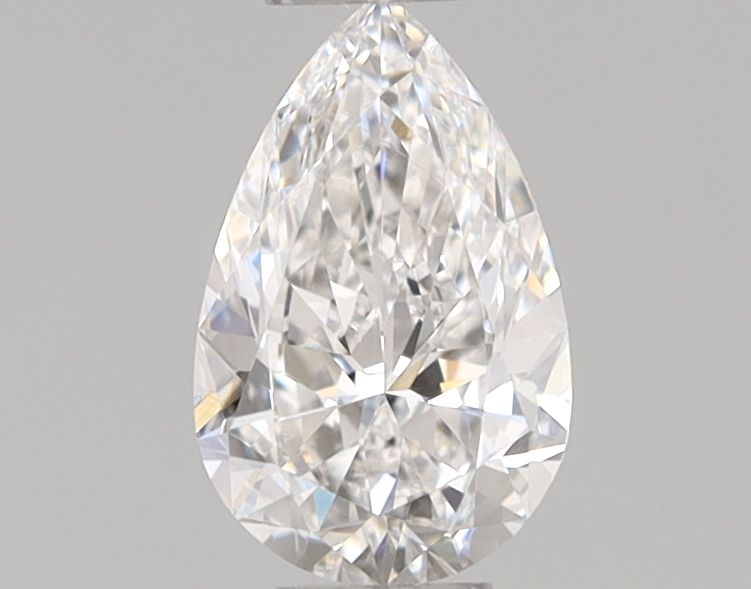 0.56 Carat Pear Natural Diamond with  Cut Diamond in 14KT  view 1
