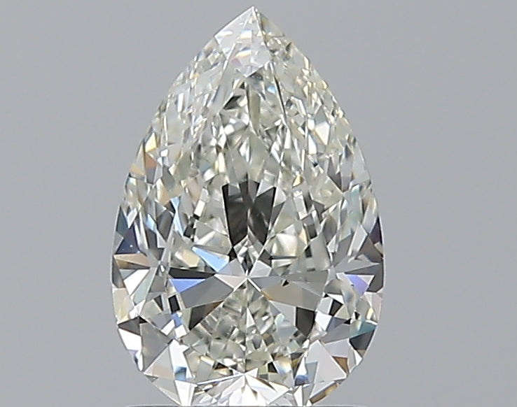 1.2 Carat Pear Natural Diamond with  Cut Diamond in 14KT  view 1
