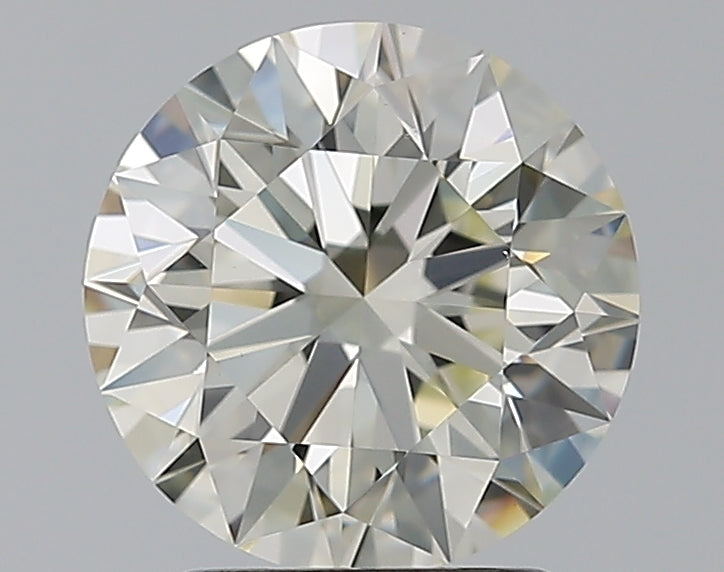 2.01 Carat Round Natural Diamond with  Cut Diamond in 14KT  view 1
