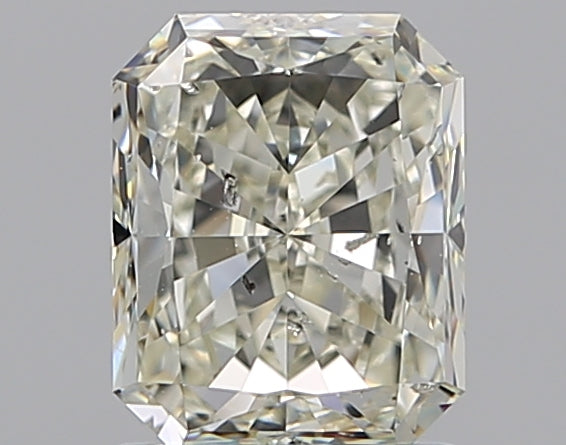 1.79 Carat Radiant Natural Diamond with  Cut Diamond in 14KT  view 1
