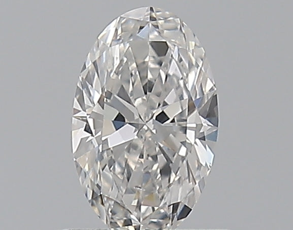 0.52 Carat Oval Natural Diamond with  Cut Diamond in 14KT  view 1

