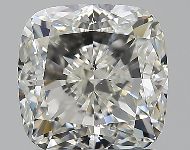 1.51 Carat Cushion Natural Diamond with  Cut Diamond in 14KT  view 1
