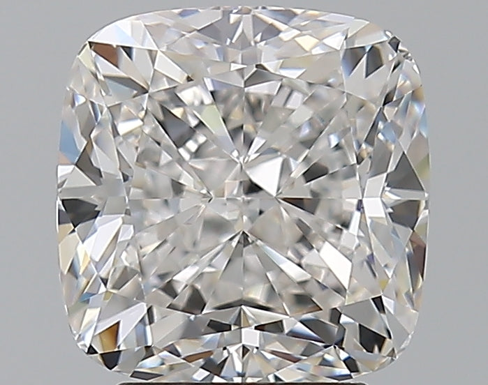 3.34 Carat Cushion Natural Diamond with  Cut Diamond in 14KT  view 1
