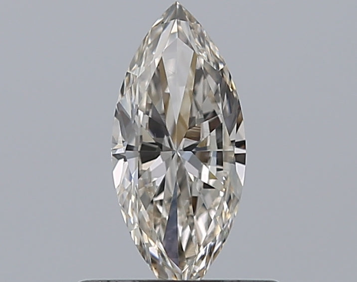 0.43 Carat Marquise Natural Diamond with  Cut Diamond in 14KT  view 1
