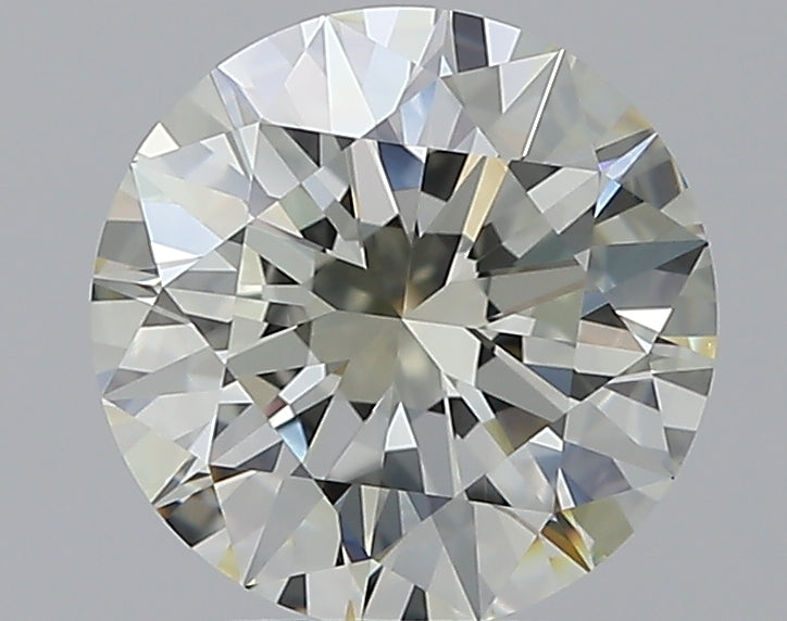 2.51 Carat Round Natural Diamond with  Cut Diamond in 14KT  view 1
