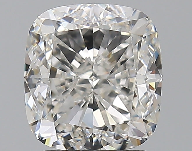 2.61 Carat Cushion Natural Diamond with  Cut Diamond in 14KT  view 1
