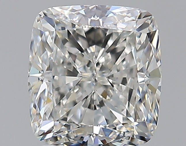 2.41 Carat Cushion Natural Diamond with  Cut Diamond in 14KT  view 1
