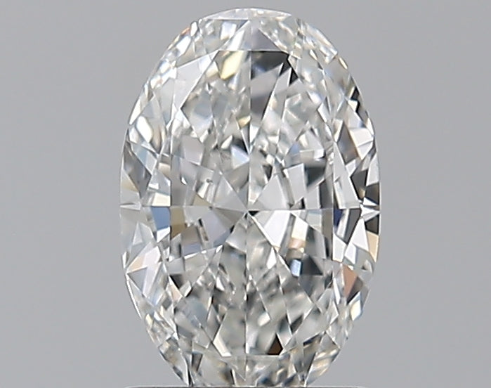 1.0 Carat Oval Natural Diamond with  Cut Diamond in 14KT  view 1
