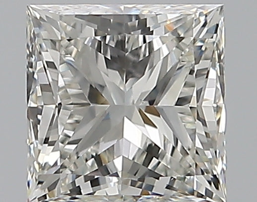 0.9 Carat Princess Natural Diamond with  Cut Diamond in 14KT  view 1
