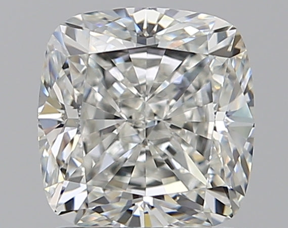 1.6 Carat Cushion Natural Diamond with  Cut Diamond in 14KT  view 1
