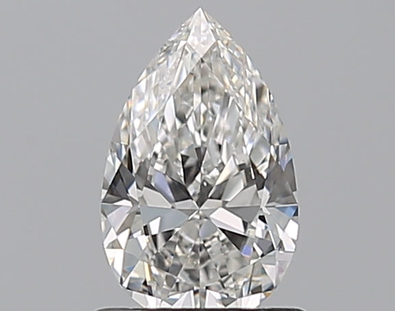 0.81 Carat Pear Natural Diamond with  Cut Diamond in 14KT  view 1
