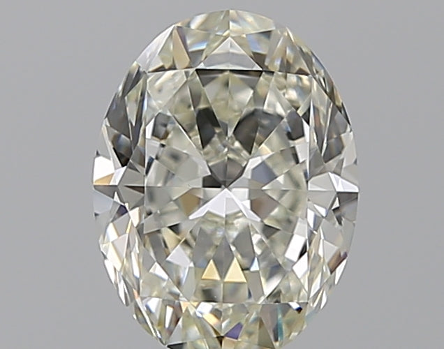 1.8 Carat Oval Natural Diamond with  Cut Diamond in 14KT  view 1
