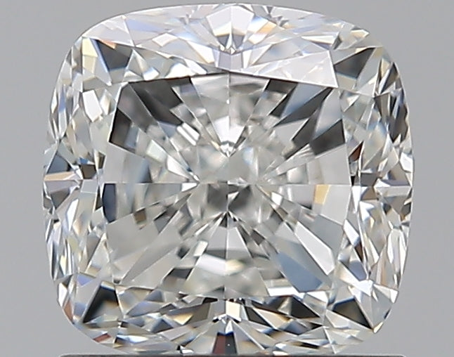 1.4 Carat Cushion Natural Diamond with  Cut Diamond in 14KT  view 1
