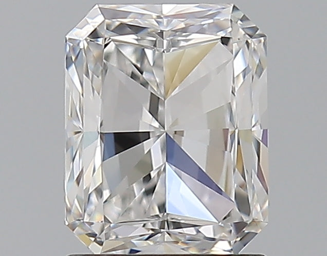 1.5 Carat Radiant Natural Diamond with  Cut Diamond in 14KT  view 1
