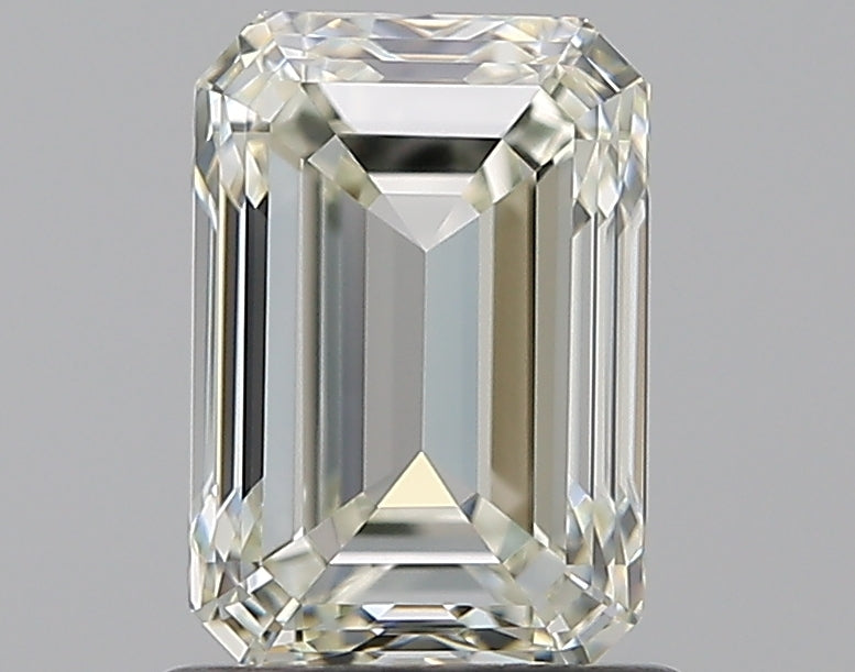 1.2 Carat Emerald Natural Diamond with  Cut Diamond in 14KT  view 1
