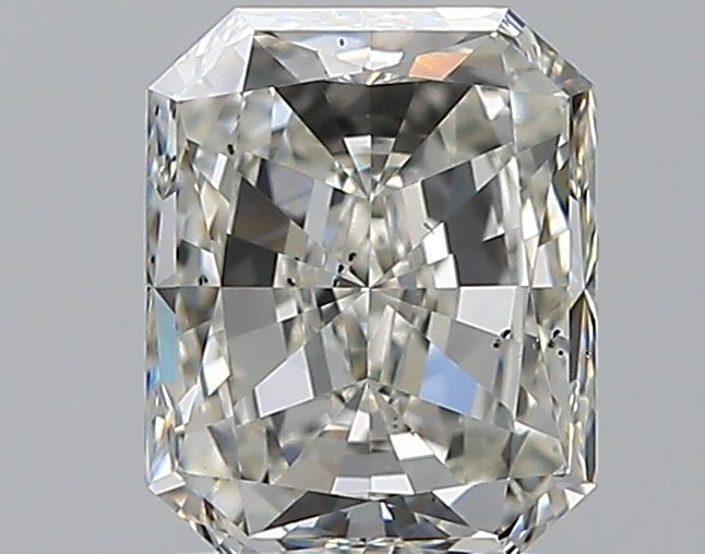 1.81 Carat Radiant Natural Diamond with  Cut Diamond in 14KT  view 1
