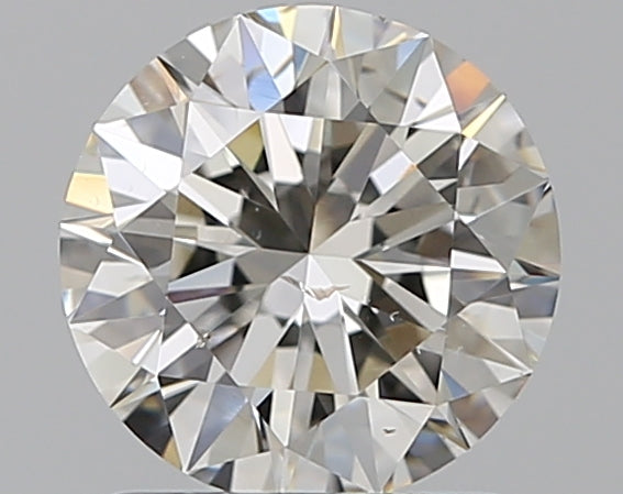 1.21 Carat Round Natural Diamond with  Cut Diamond in 14KT  view 1
