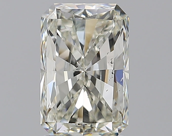 2.0 Carat Radiant Natural Diamond with  Cut Diamond in 14KT  view 1
