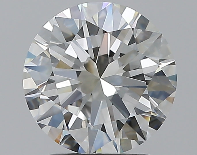 2.01 Carat Round Natural Diamond with  Cut Diamond in 14KT  view 1
