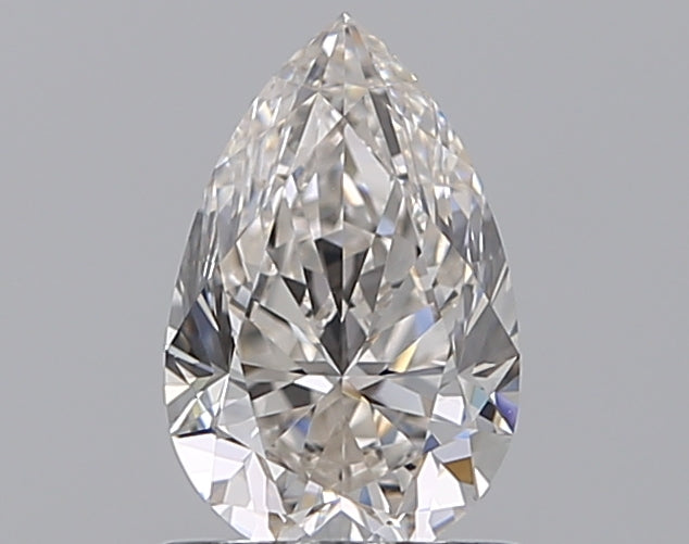 0.91 Carat Pear Natural Diamond with  Cut Diamond in 14KT  view 1
