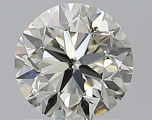 1.0 Carat Round Natural Diamond with  Cut Diamond in 14KT  view 1
