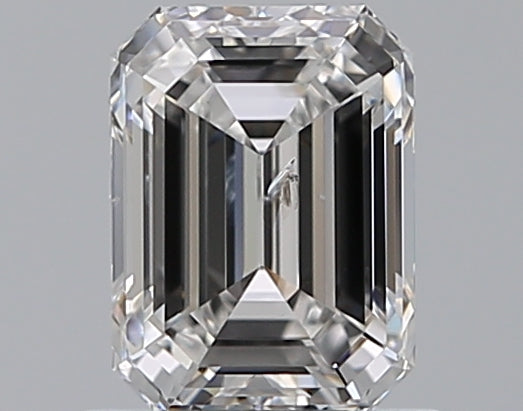 1.02 Carat Emerald Natural Diamond with  Cut Diamond in 14KT  view 1
