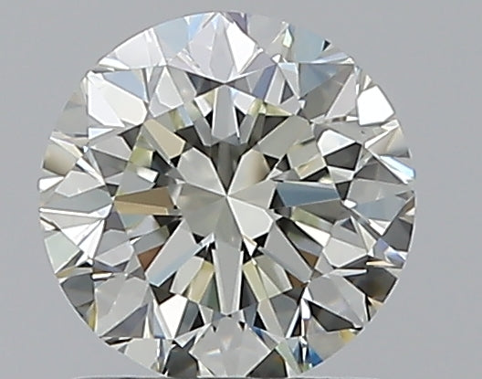 1.01 Carat Round Natural Diamond with  Cut Diamond in 14KT  view 1
