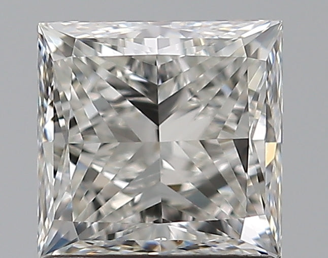 1.2 Carat Princess Natural Diamond with  Cut Diamond in 14KT  view 1
