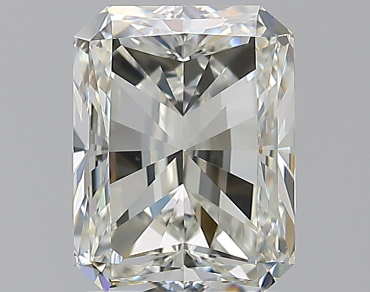 2.51 Carat Radiant Natural Diamond with  Cut Diamond in 14KT  view 1
