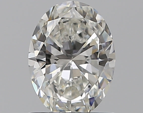 0.72 Carat Oval Natural Diamond with  Cut Diamond in 14KT  view 1
