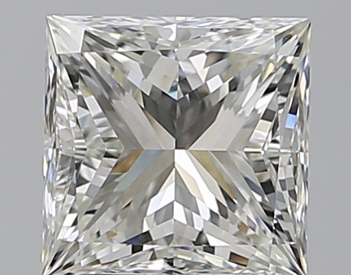 2.01 Carat Princess Natural Diamond with  Cut Diamond in 14KT  view 1
