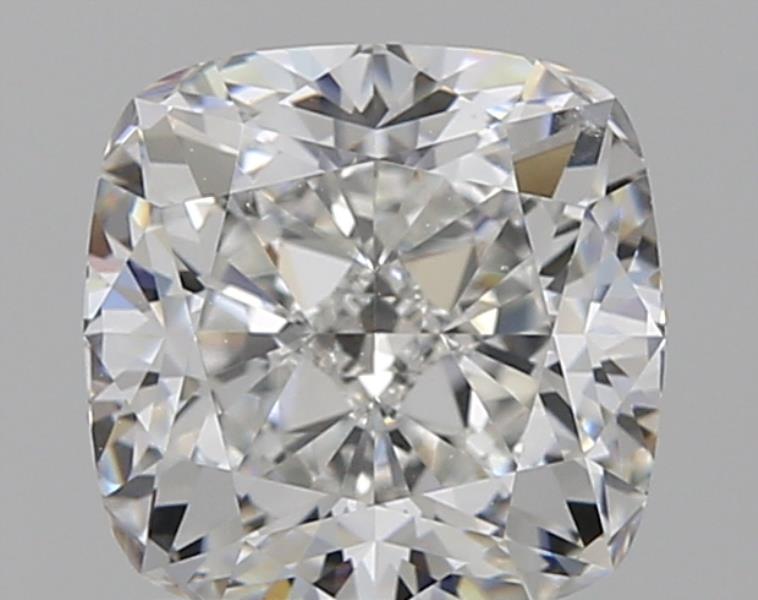 1.71 Carat Cushion Natural Diamond with  Cut Diamond in 14KT  view 1
