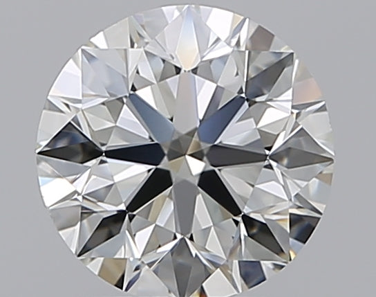 1.29 Carat Round Natural Diamond with  Cut Diamond in 14KT  view 1
