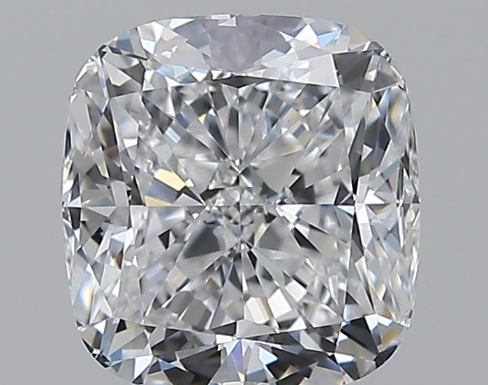 1.5 Carat Cushion Natural Diamond with  Cut Diamond in 14KT  view 1
