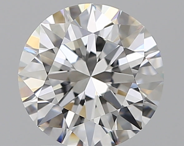 1.29 Carat Round Natural Diamond with  Cut Diamond in 14KT  view 1
