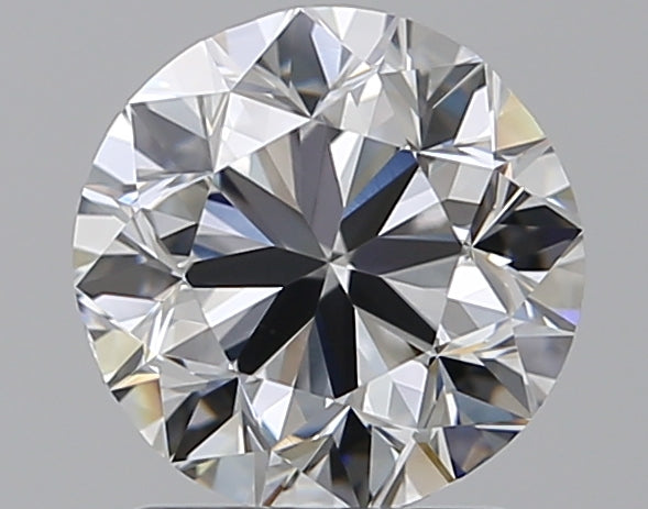1.7 Carat Round Natural Diamond with  Cut Diamond in 14KT  view 1
