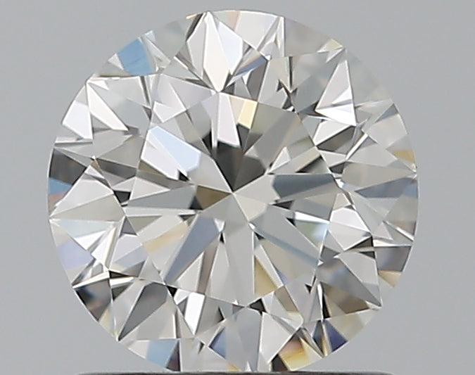 0.9 Carat Round Natural Diamond with  Cut Diamond in 14KT  view 1

