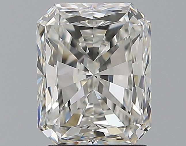 2.01 Carat Radiant Natural Diamond with  Cut Diamond in 14KT  view 1
