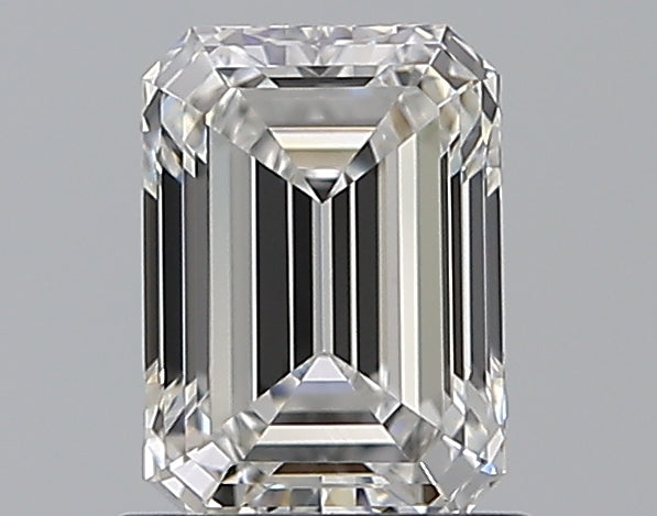0.83 Carat Emerald Natural Diamond with  Cut Diamond in 14KT  view 1
