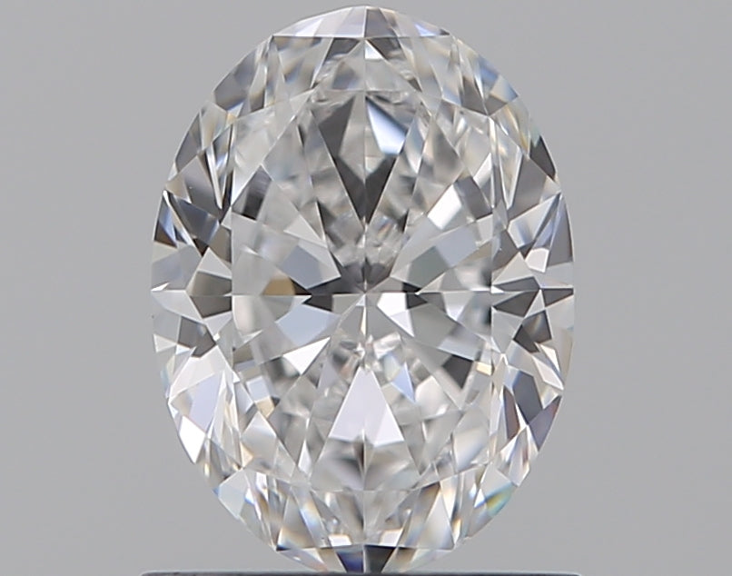 0.8 Carat Oval Natural Diamond with  Cut Diamond in 14KT  view 1
