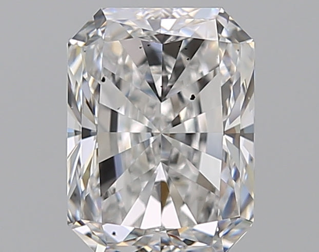 1.8 Carat Radiant Natural Diamond with  Cut Diamond in 14KT  view 1
