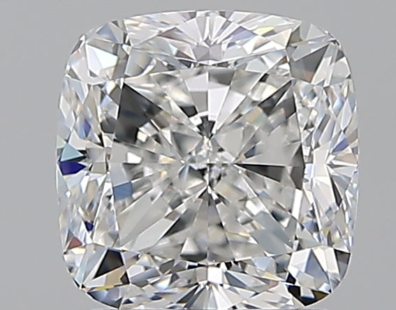 2.0 Carat Cushion Natural Diamond with  Cut Diamond in 14KT  view 1
