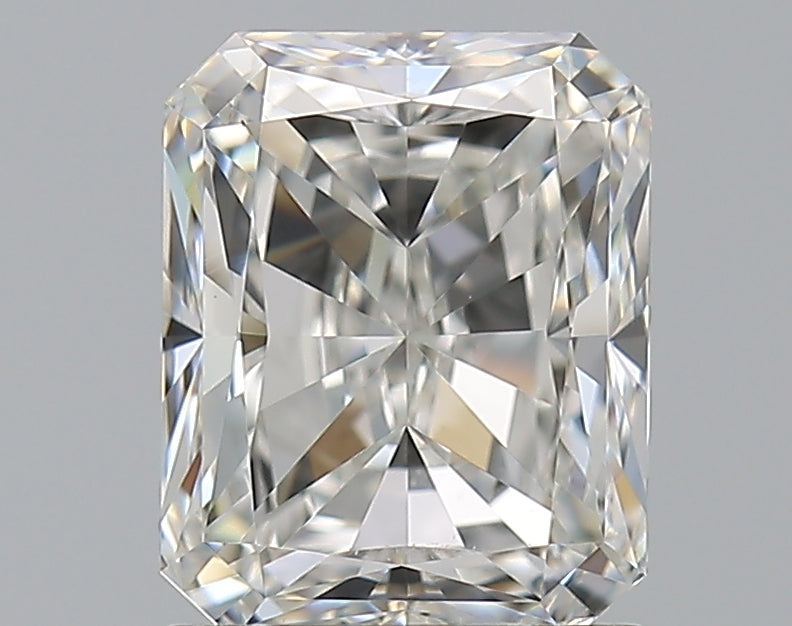 1.7 Carat Radiant Natural Diamond with  Cut Diamond in 14KT  view 1

