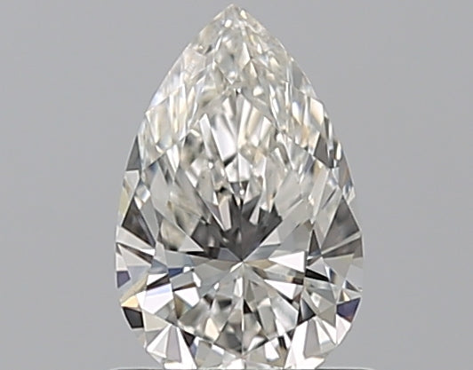 0.7 Carat Pear Natural Diamond with  Cut Diamond in 14KT  view 1
